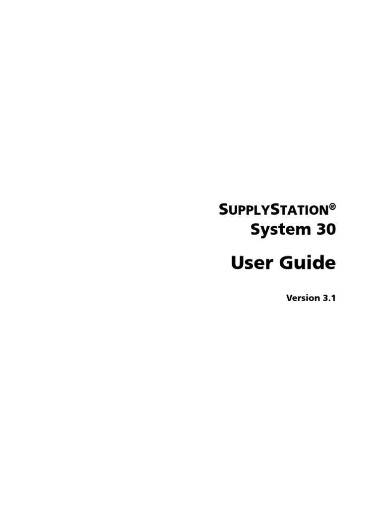 PYXIS System 30 - Manual de Usuario (Pabellon) PDF | PDF | Icon ...
