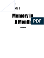 Ron White's Memory in a Month Guide Book Made Easy