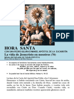 La Vida de Jesucristo en Nosotros (70) HORA SANTA Con San Pedro Julián Eymard. 