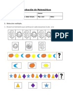 Evaluación de Mat. Patrones