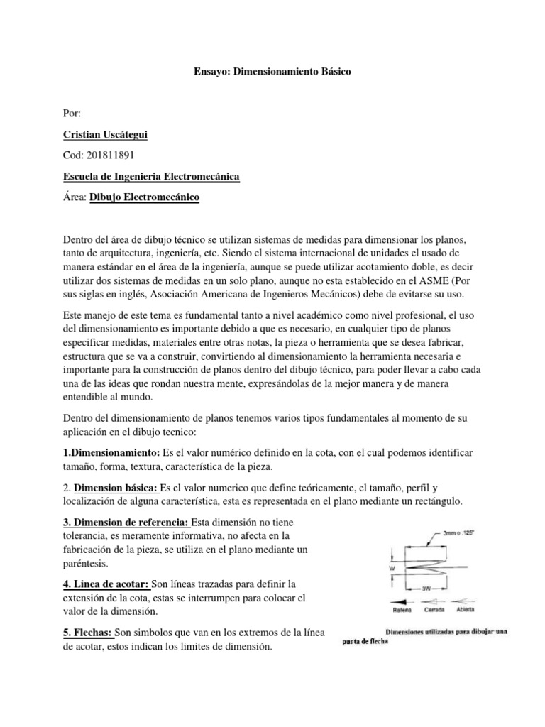 Guía de Dimensionamiento Técnico | PDF | Dimensión | Dibujo