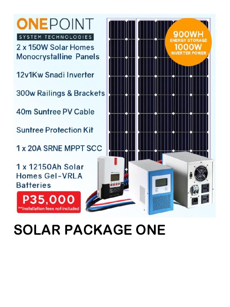 One Point Solar Package Overview | PDF