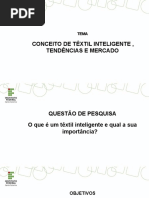 Conceito de Têxtil Inteligente