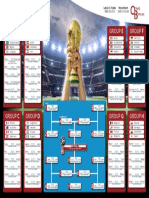 2018 World Cup Wallplanner