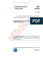 International Standard: Loading Guide For Oil-Immersed Power Ttransformers