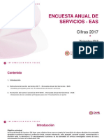 Encuesta Anual de Servicios - Dane 2017