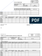 Formatos Para El Control en El Proceso