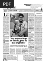Entrevista Juan Ceñal
