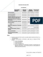 Cronograma 2019 PDF