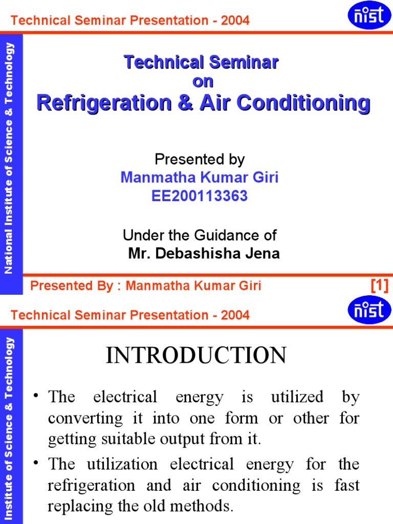 Refrigeration&Air Conditioning PDF Air Conditioning Refrigerator