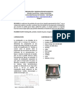Preparación y Observación Metalografica Informe