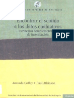 Encontrar Sentido A Los Datos Cualitativos PDF