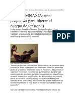 Antigimnasia: Una Propuesta para Liberar El Cuerpo de Tensiones