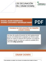 Pruebas de Presión Drawdown