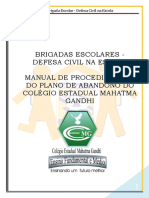 Brigadas Escolares - Plano de Abandono PDF