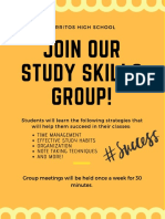 Study Skills Group Flyer