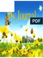 My Journal: Mitchel E. Jara Teacher - III