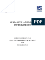 Kertas Kerja Pondok Pidato