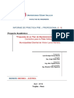 Estructura Del Informe de Practicas Pre Profesionales 1