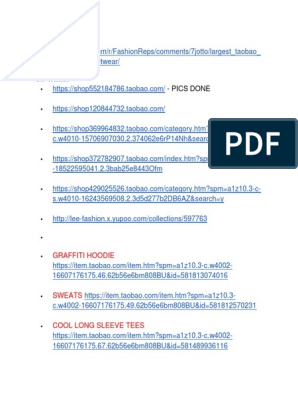 Main Link To List:: Off White, PDF, Softlines (Retail)