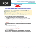 CCNP TSHOOT Chapter 5 Exam Answers (Version 7) - Score 100%