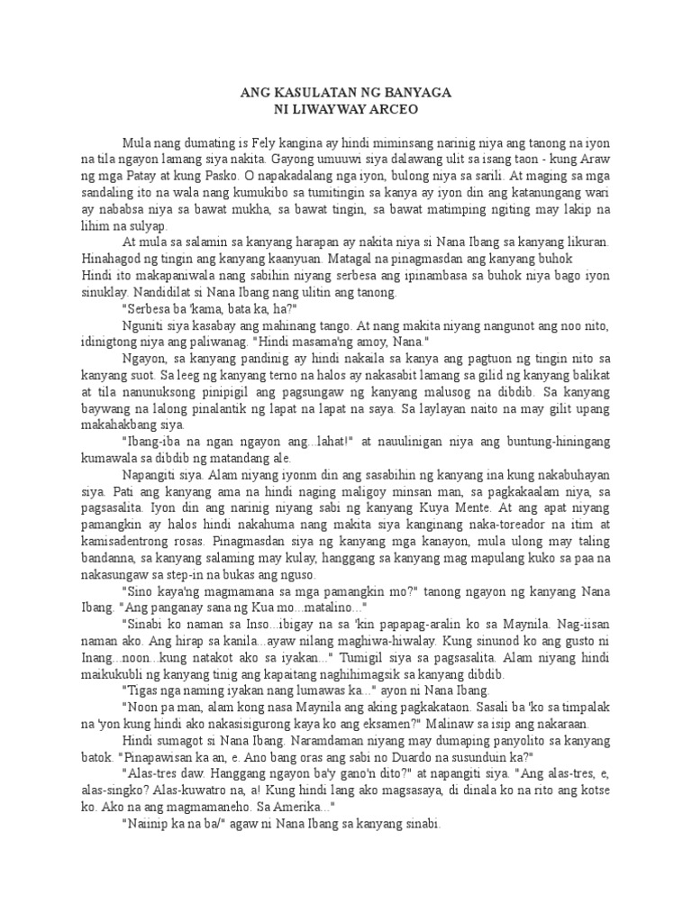 Ang Kasulatan NG Banyaga | PDF