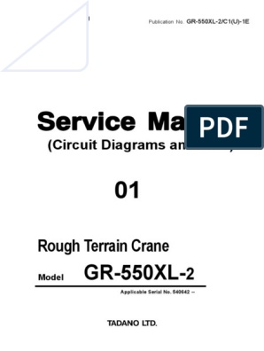 Manual De Sevicio 2 C1 U 1e Pdf Crane Machine Transmission
