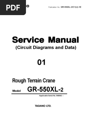 Manual De Sevicio 2 C1 U 1e Pdf Crane Machine Transmission