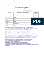 grade tracking sheet 6