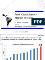 Peru: Crecimiento y Mejoras Sociales