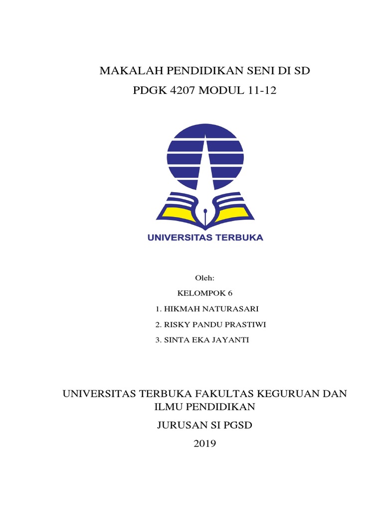 Makalah Pendidikan Seni Di Sd Docx