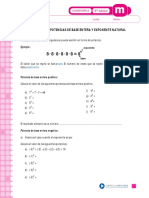 Potencias de base entera y exponente natural: Ejercicios resueltos