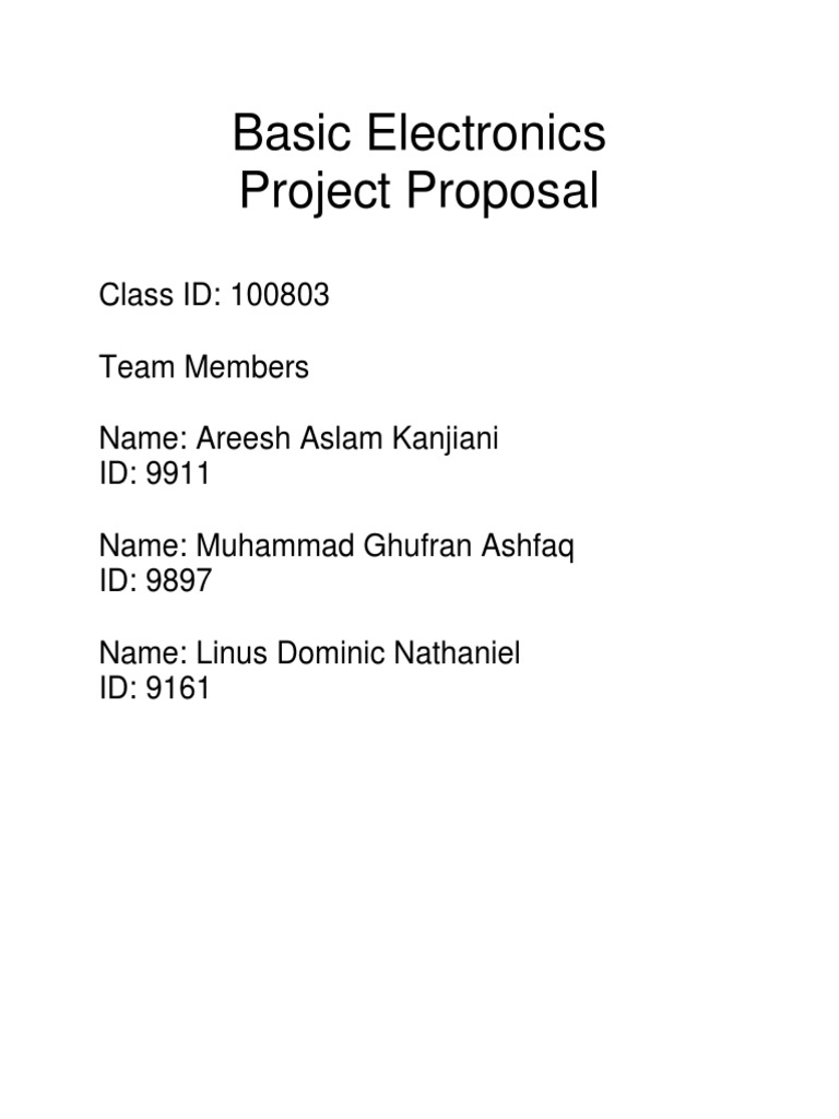 Solar Mobile Charger Project Proposal | PDF | Science & Mathematics ...