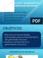 Identificación y Diagnóstico de Un Generador Síncrono