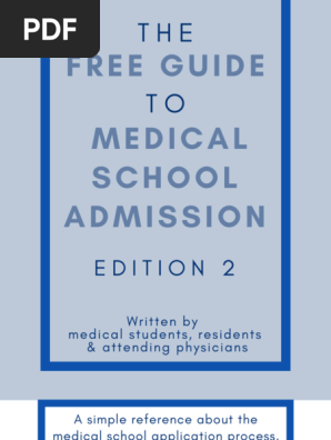 The Free Guide to Medical School Admission