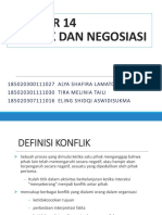 Chapter 14 - Konflik Dan Negosiasi