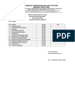 Daftar Hadir Perpisahan