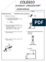 Examen Mensual de Física 4B