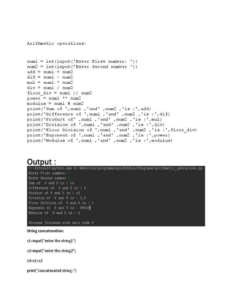Python Program | PDF