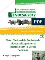 1 Plano Nacional de Controle de Suideos Selvagens Virginia Santiago