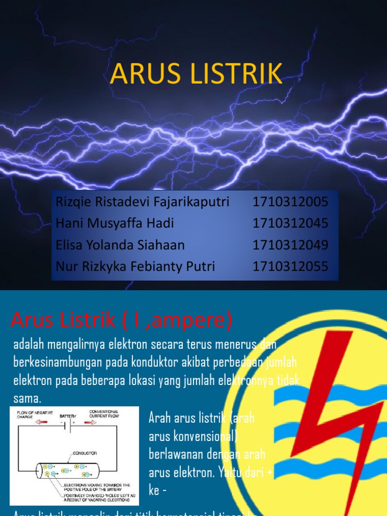 Arus Listrik: Konvensional dan Karakteristik | PDF | Sains & Matematika