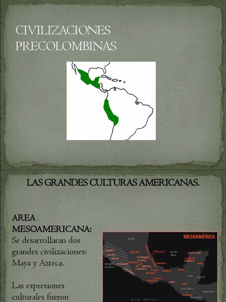 Civilizaciones Precolombinas: Mayas y Aztecas | PDF | Civilización maya ...