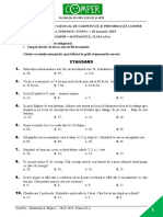 Mate - Info.ro.4506 Comper 2019 - Matematica - Clasa A II-A