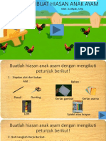 Membuat Hiasan Anak Ayam