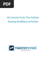 40 Lessons From Tim Grittani Passing 4 Million in Profits