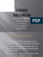 Madison - Court Decorum - PP