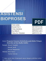 Asistensi Bioproses 2019