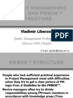 Project Management Logic and Pmbok ™ Structure