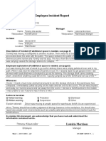 Lmorrison Employee Incident Report Form