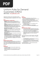 URDG 758: Revised Demand Guarantee Rules | PDF | Guarantee | Civil Law ...